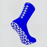 GRIP SOCKS MIDCALF LENGTH BLUE