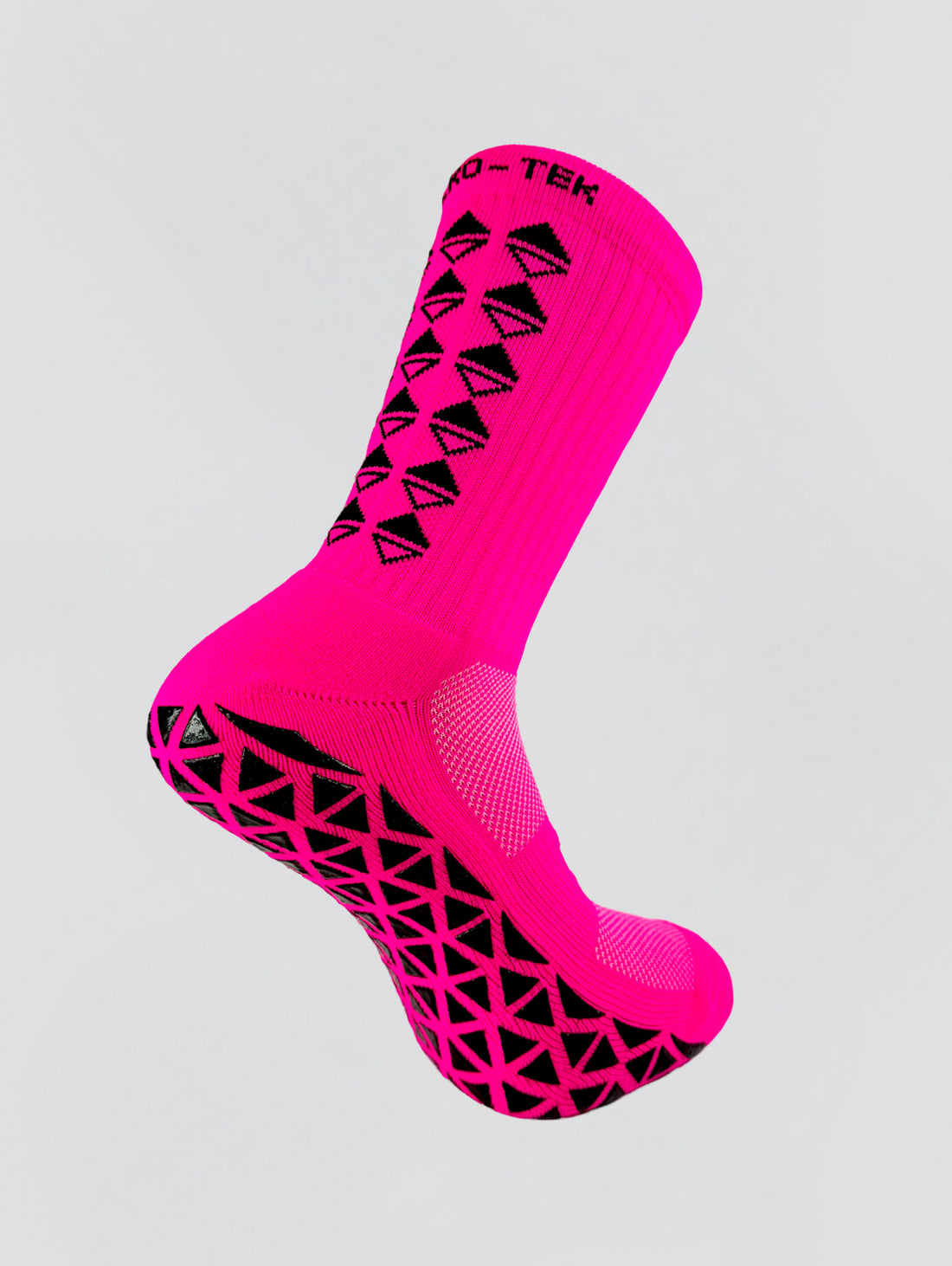 NEON PINK GRIP SOCKS