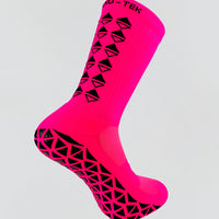 NEON PINK GRIP SOCKS