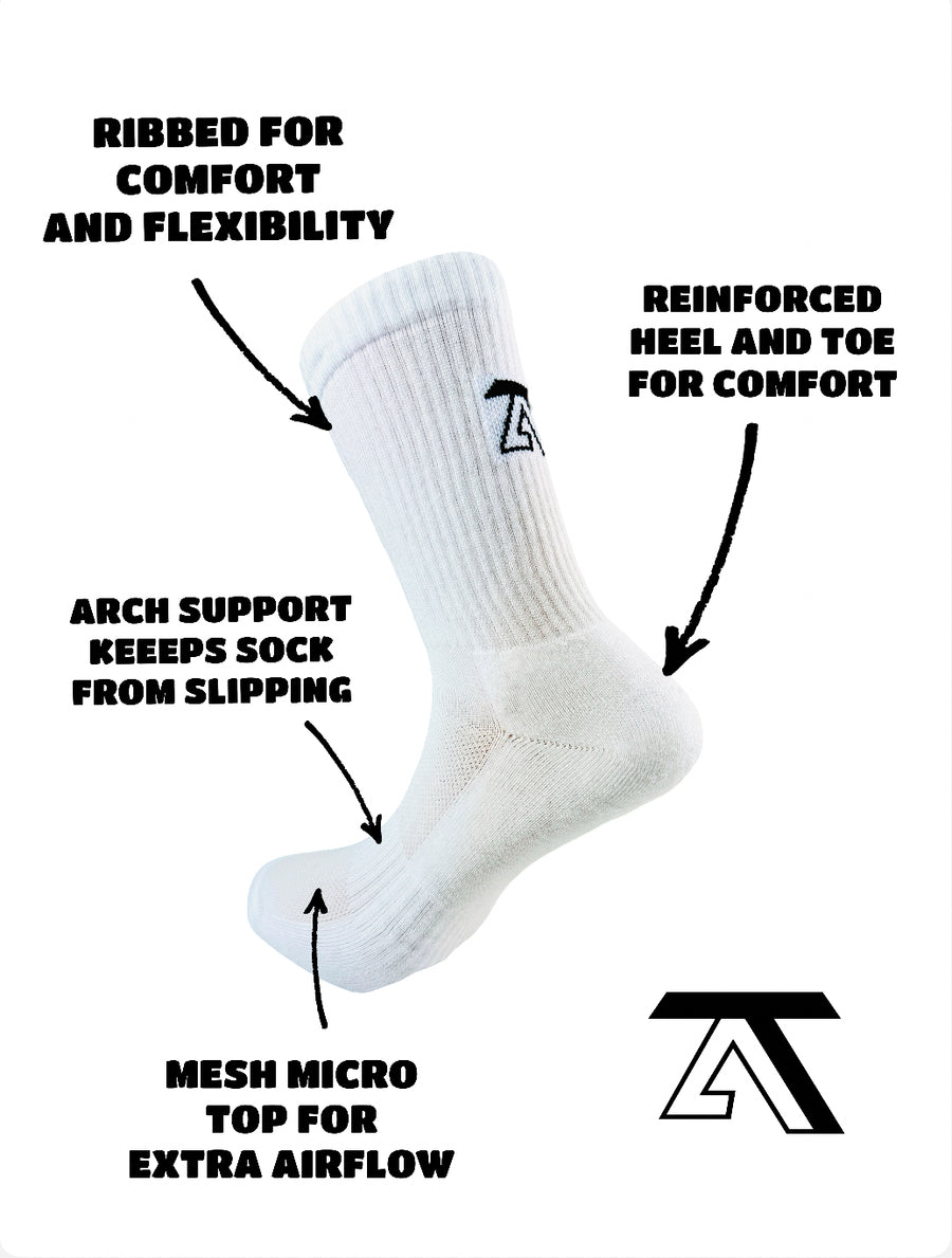 PREMIUM CREW SOCKS - 3 PAIRS